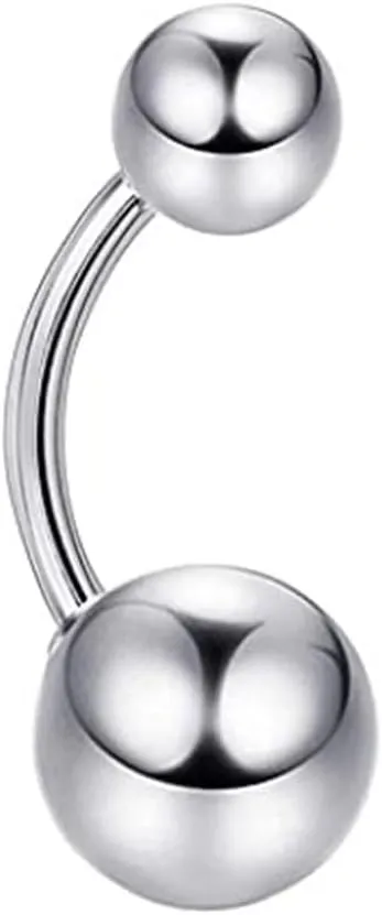 10/120 PCS Nose Studs, Silver Stainless Steel Nose Jewelry with Ball Ends Piercing Jewelry Earrings