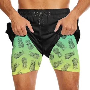 80s Shorts for Men 90s Swim Trunks Retro 80s Summer Party Shorts 90s Shorts Quick Dry Swimming Shorts with Mesh Lining