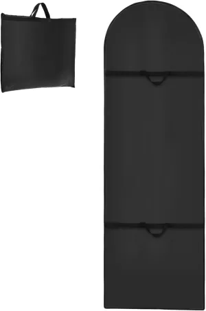 ABOOFAN Garment Bag for Dresses and Suits Foldable Sturdy Peva Material Convenient Storage for Travel and Closet Organization Reusable and Stylish Dress Cover