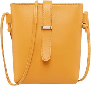 Bag Phone Shoulder Women Mobile Fashion Messenger Bag Strap Bags Laptop Shoulder Bags (Yellow, One Size)