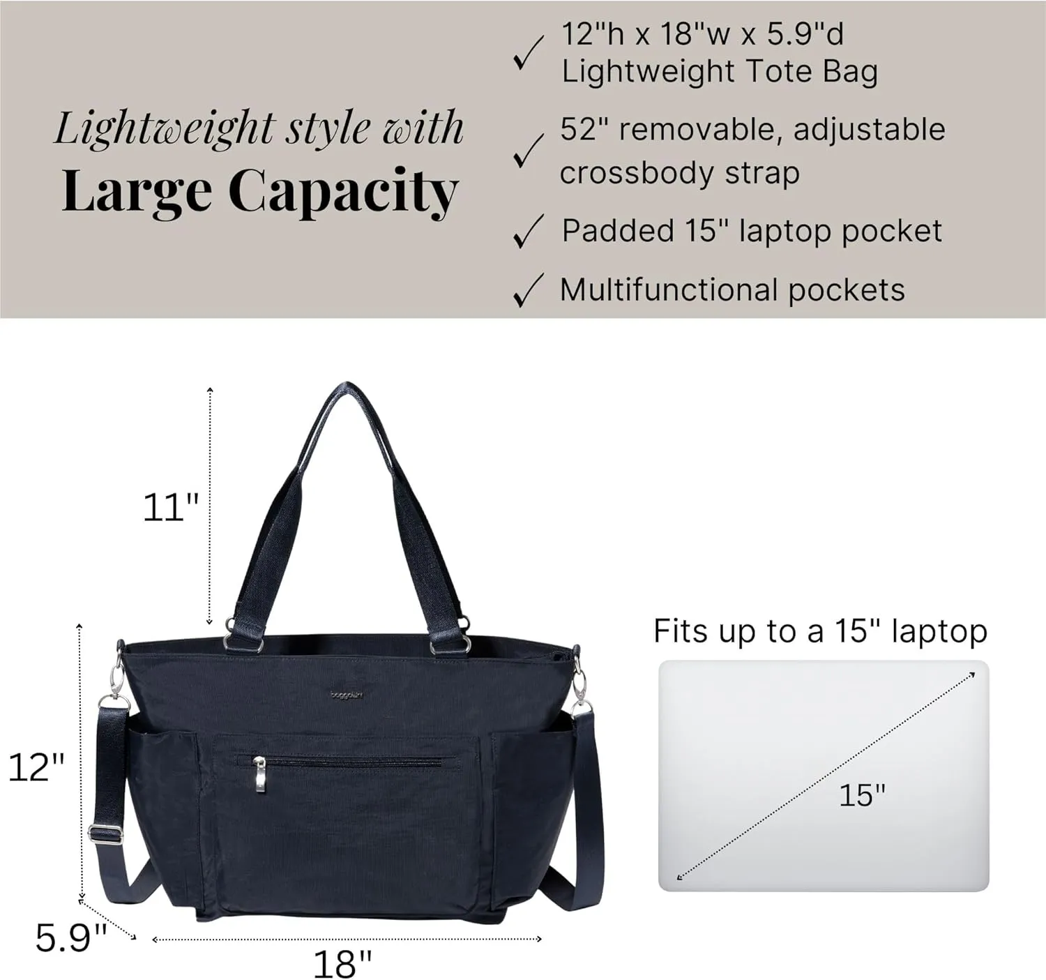 Baggallini Modern Avenue Tote