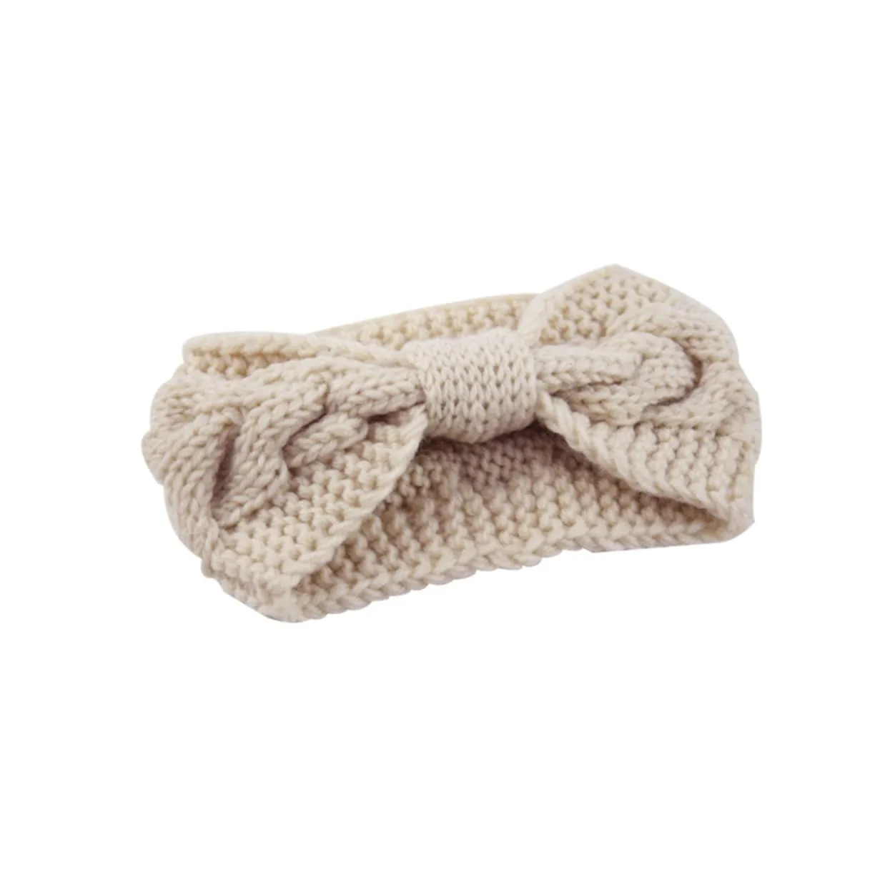 balacoo Warm Bulky Crocheted Headwrap Women's Knitted Turban Chic Knotted Headband for Women
