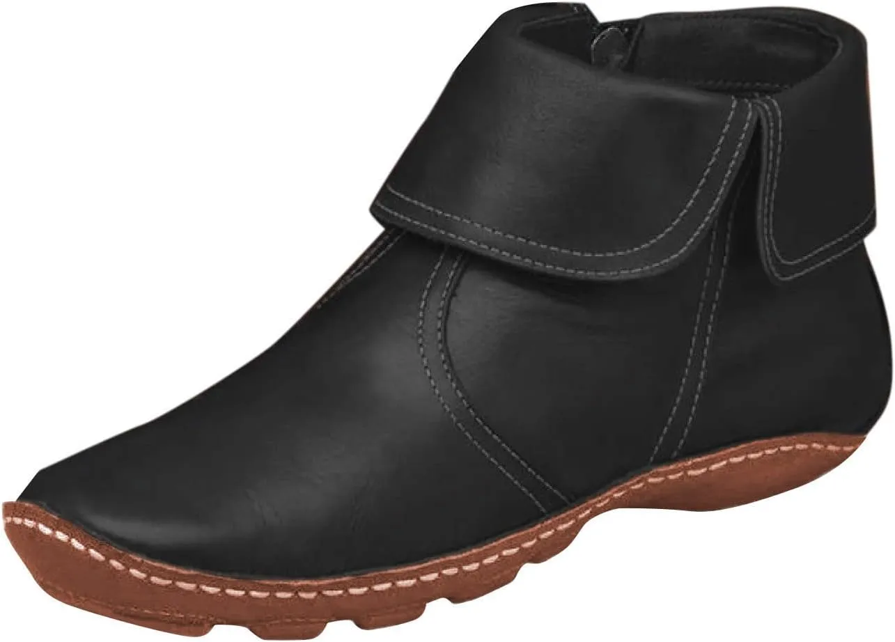 Black Ankle Boots Wide Width for Women Chunky Heel White Ankle Boots Heel Mixin Womens Comfort Warm Faux Fleece Fuzzy Ankle Bootie Slippers Black Booties with Studs Women's Blue Suede Ankle Boots