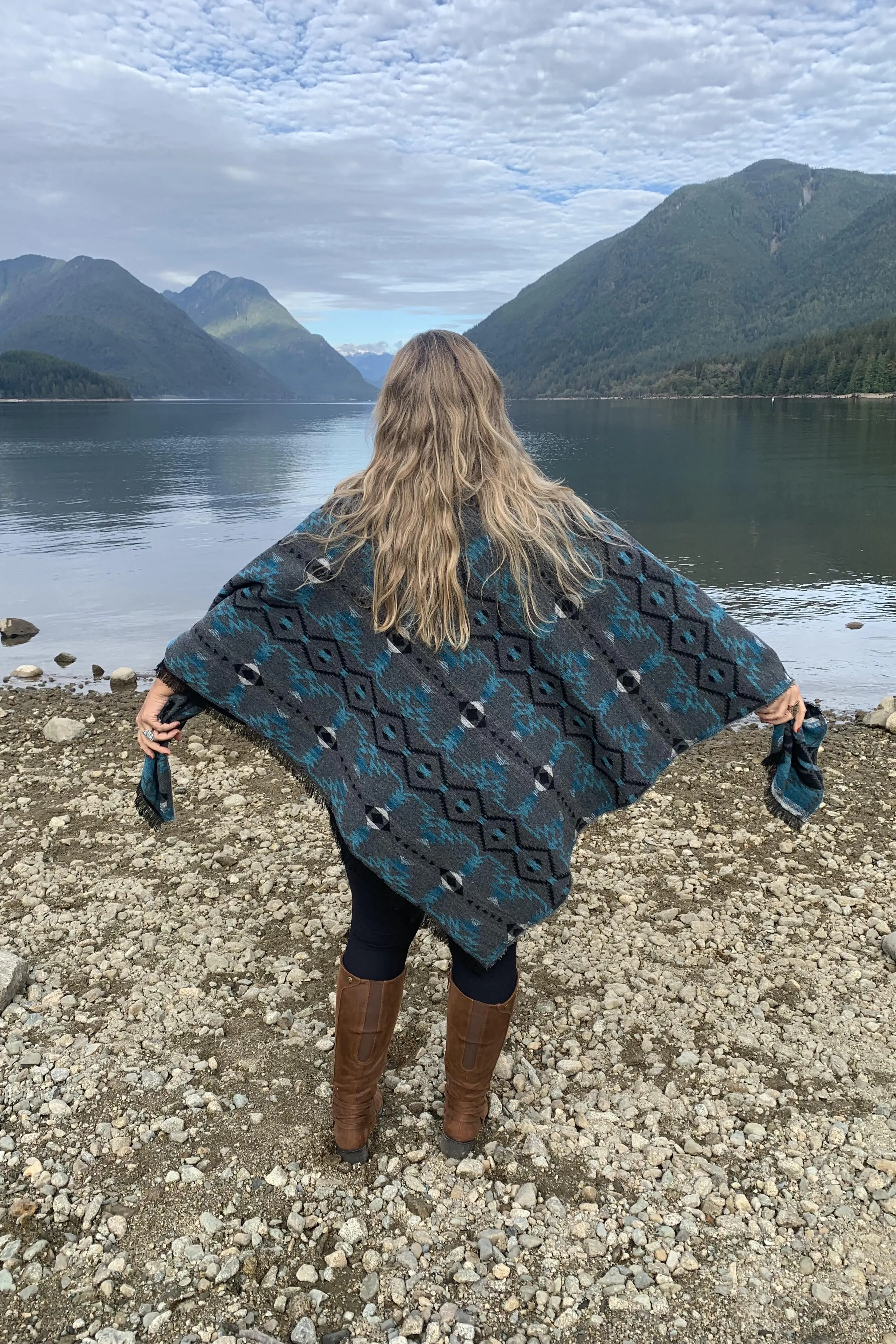 Blanket Scarf(reversible)