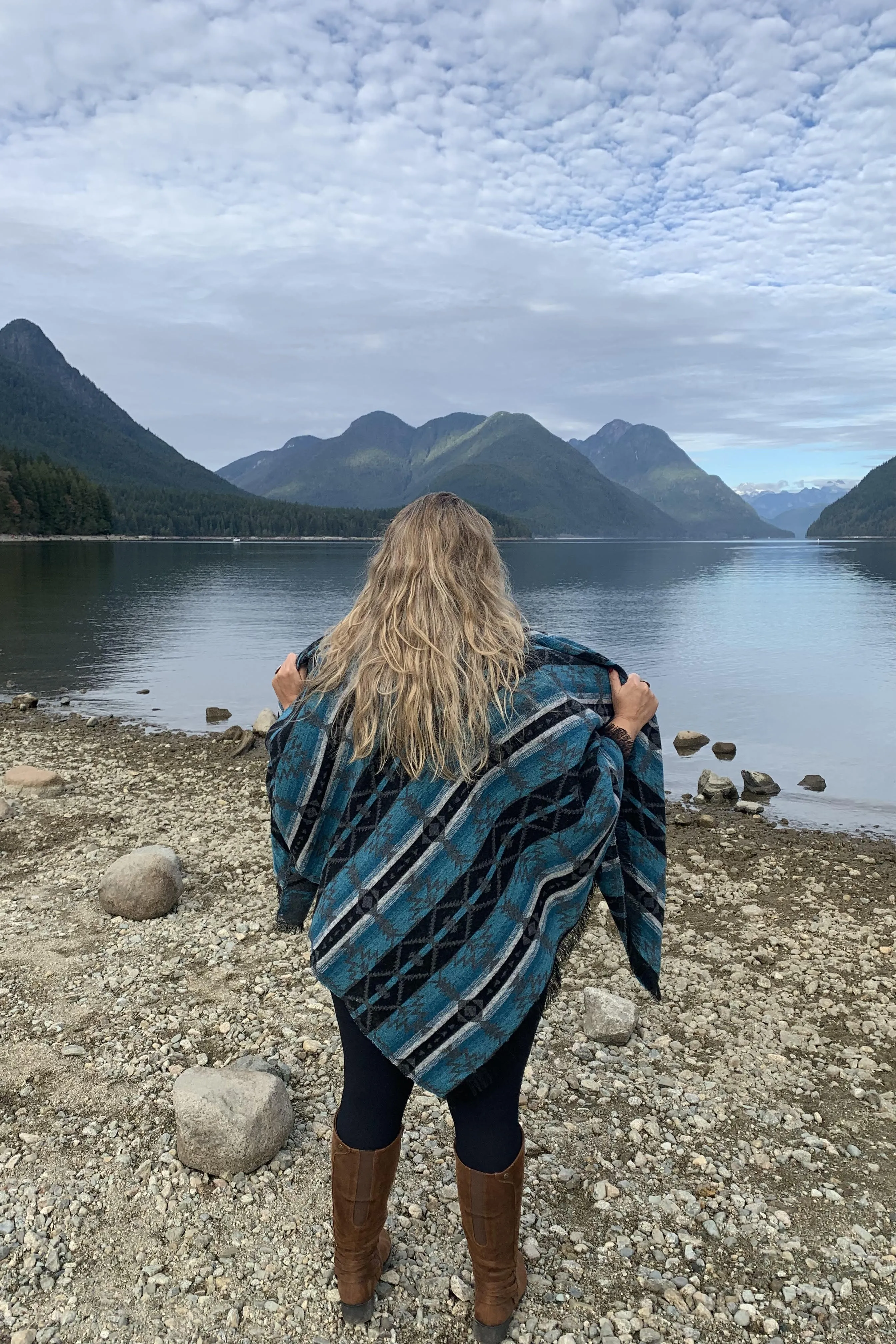 Blanket Scarf(reversible)