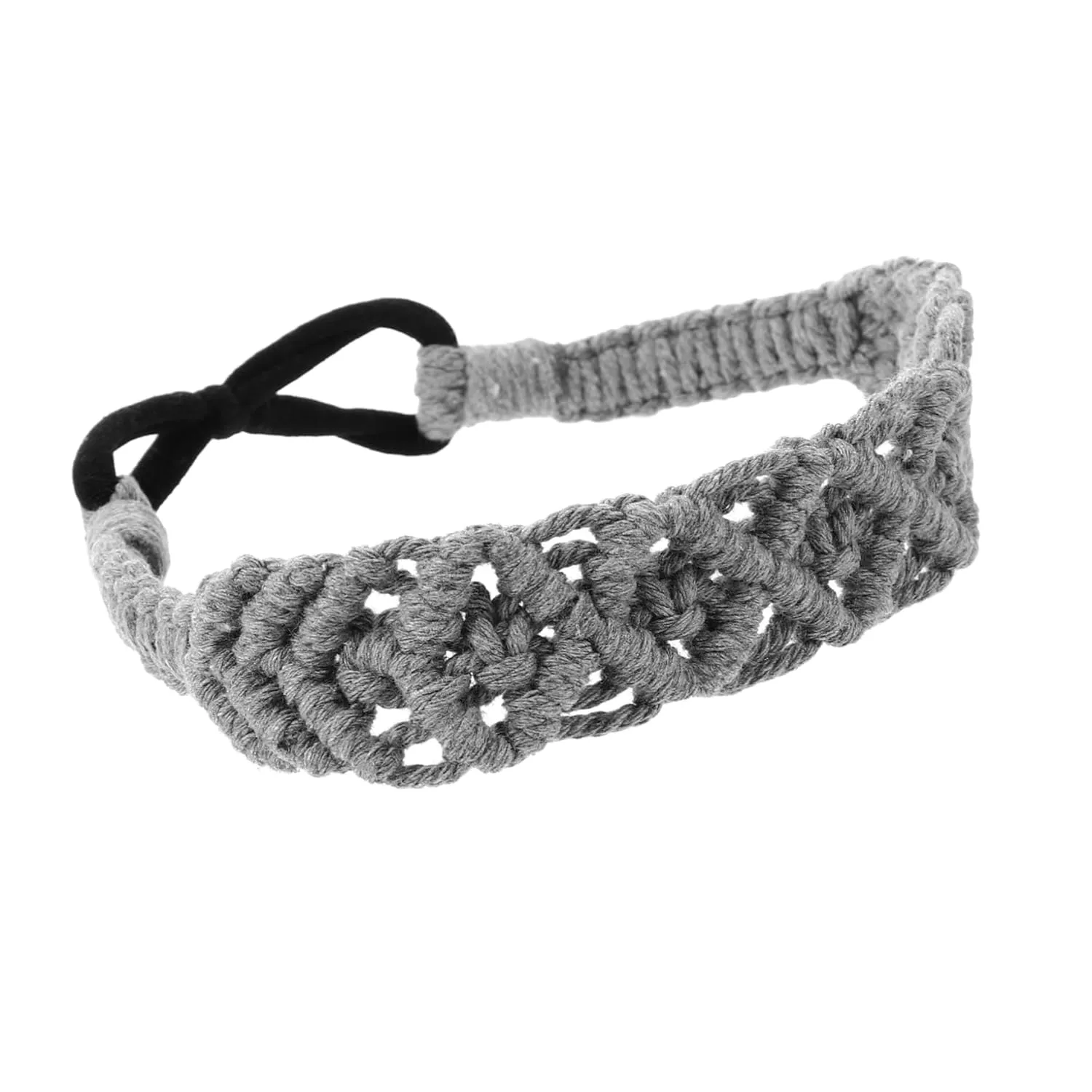 Boho Style Knit Headband for Women Girls Breathable Hair Band Lightweight Non-deforming for Daily Hairstyles Deep