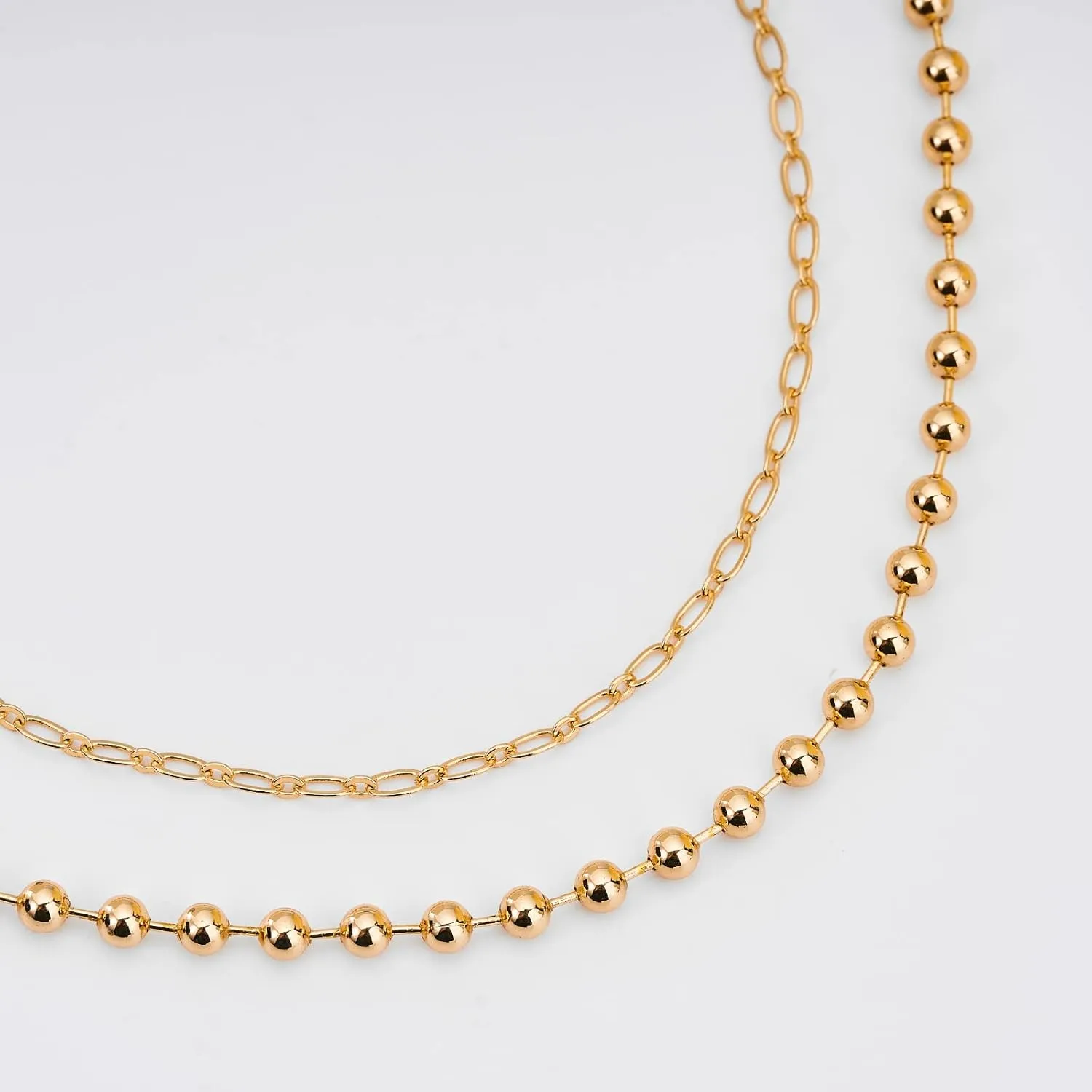 Bracelet for Women Gold Layered Set 14K Gold Filled Stackable Bracelets Trendy Figaro Satellite Chain Cuban Link Minimalist Dainty Bracelet Tennis Bracelet Jewelry
