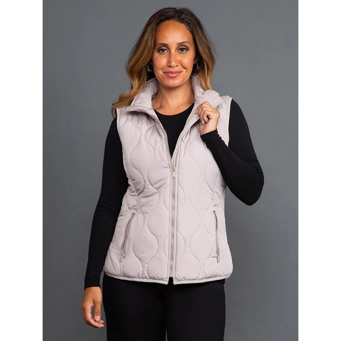 Chain Quilted Vest
