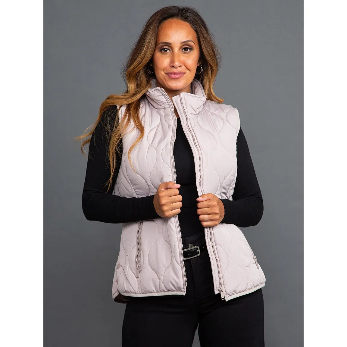 Chain Quilted Vest