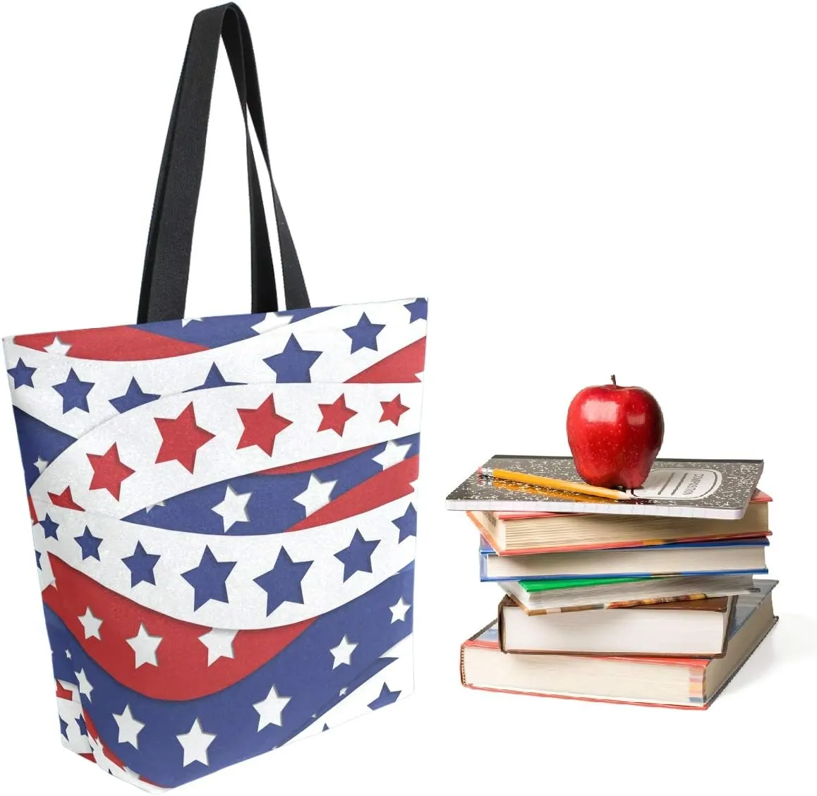 Chic Cute Fashion Style Pattern Extra Large Shoulder Tote Bag for Beach Travel Weekender Gym Grocery Shopping