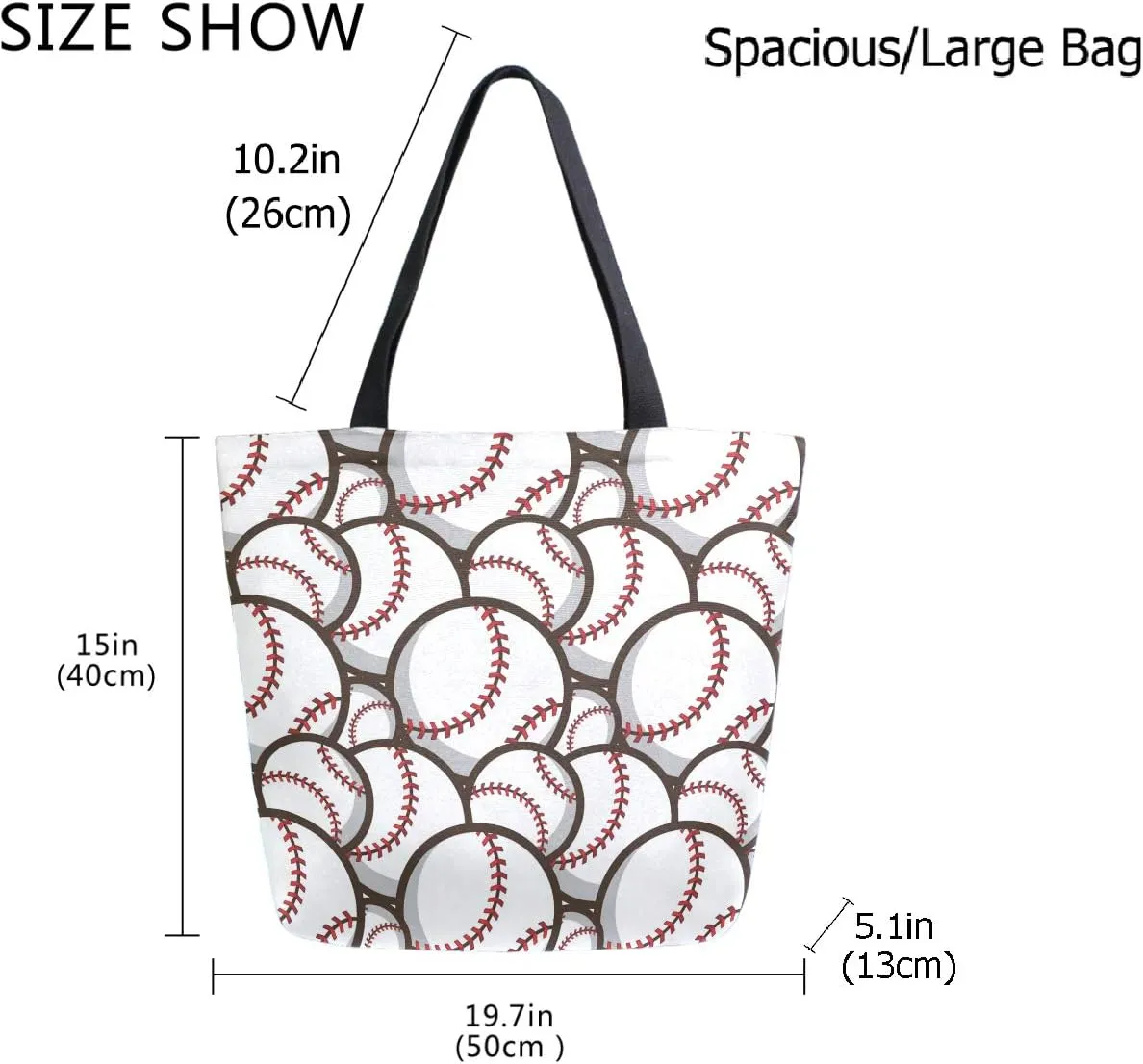 Chic Fashion Floral Pattern Extra Large Shoulder Tote Bag for Beach Travel Weekender Gym Grocery Shopping