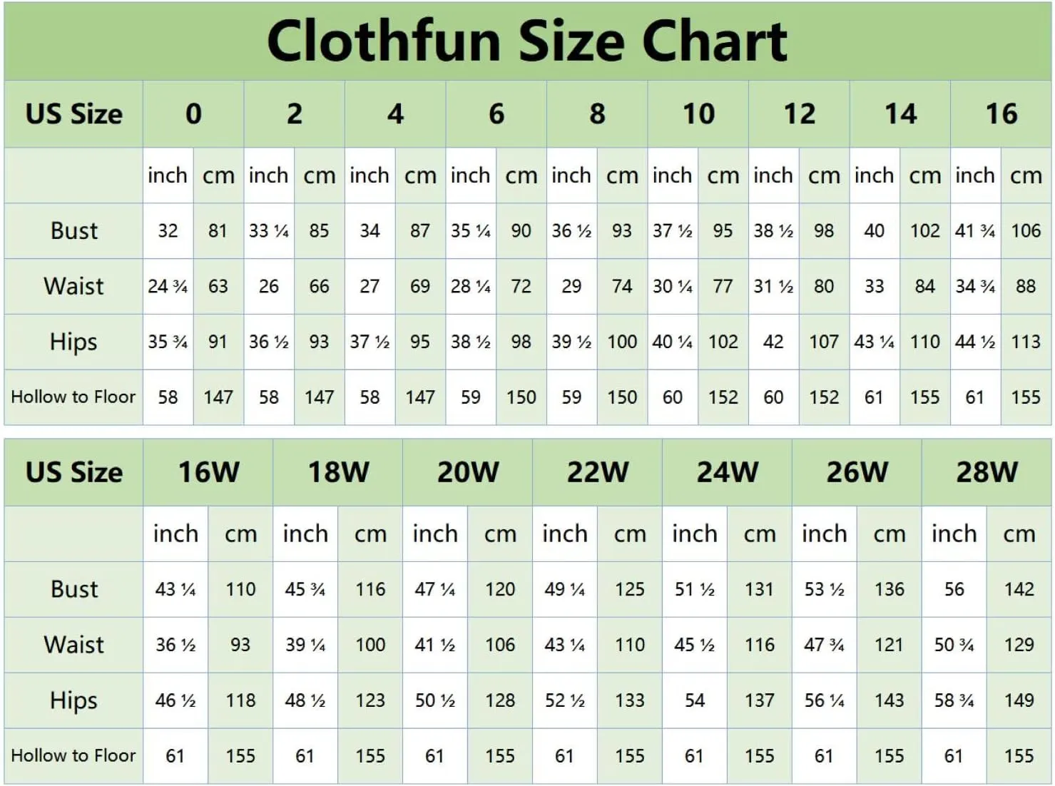 Clothfun Women's One Size Modern