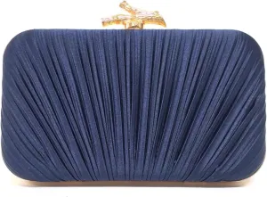 Clutch bags, Clutch Evening Bag Elegant Pleated Satin Formal Handbag Simple Classy Purse for Women