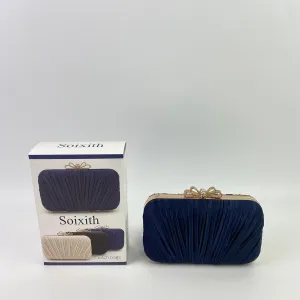 Clutch bags,Clutch Evening Bag Elegant Pleated Satin Formal Handbag Simple Classy Purse for Women