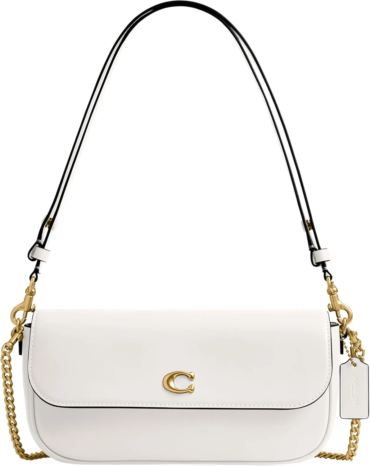 Coach Brook Flap Chain Bag, B4/Chalk