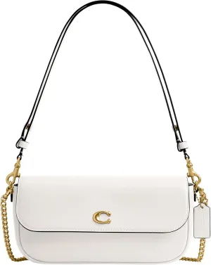 Coach Brook Flap Chain Bag, B4/Chalk