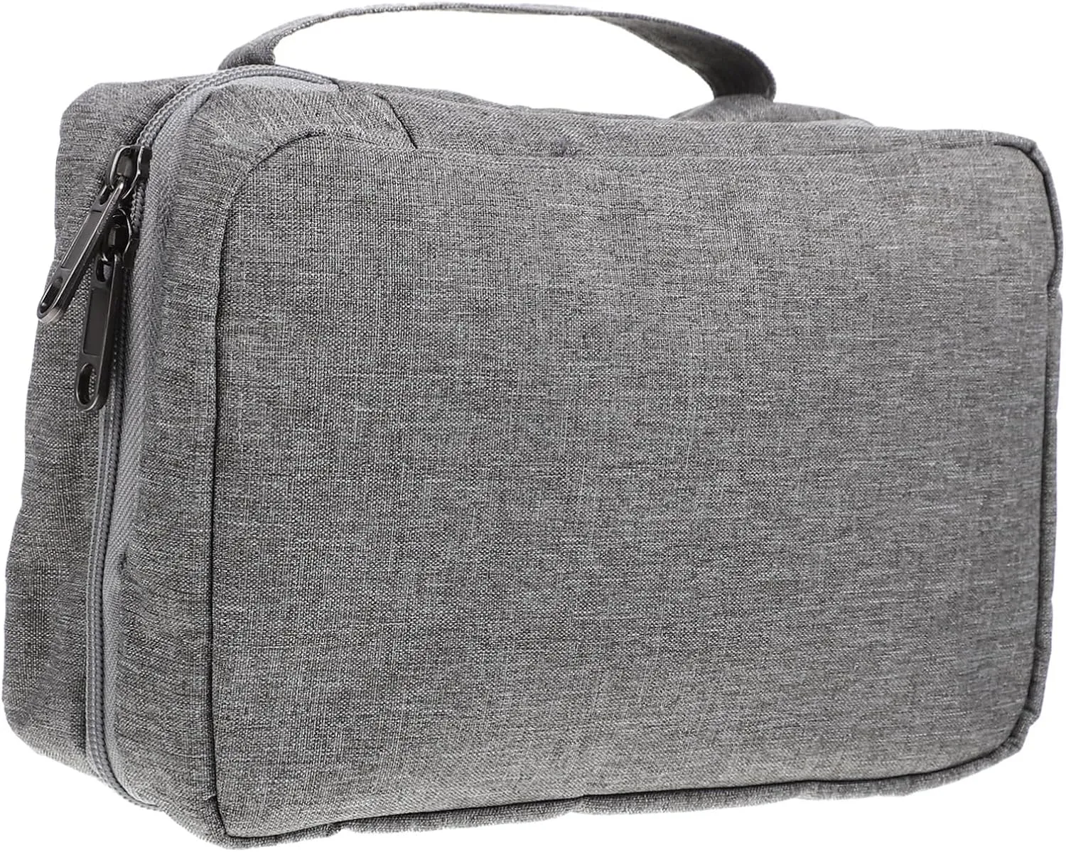 Convenient Makeup Bag Travel Cosmetic Bag Zipper Bag Stylish Hanging Pouch for Men Sturdy Polyester