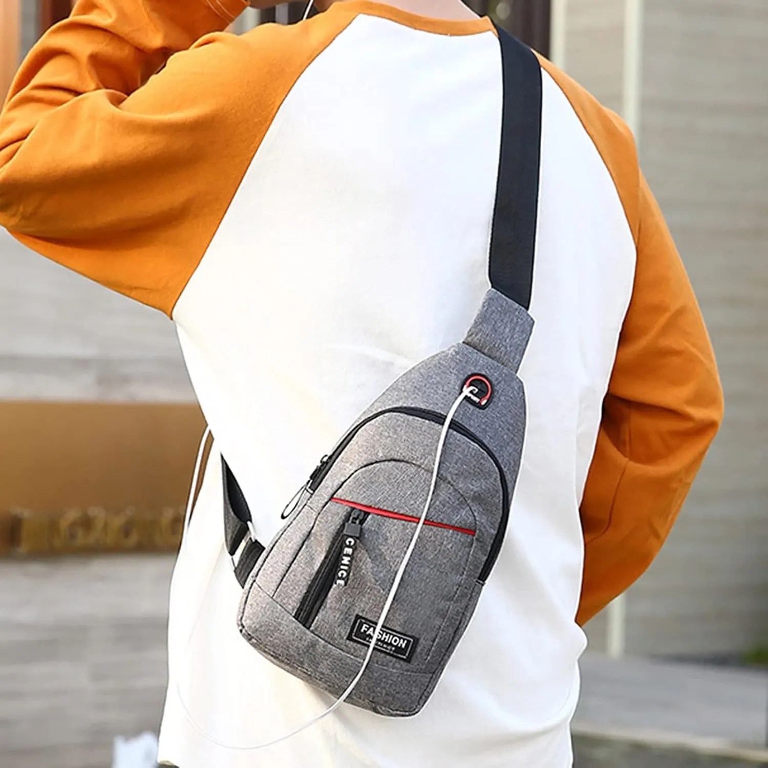 Crossbody Bags for Women Men 2025 New Men's Chest Bag Large Capacity Multifunctional Outdoor Shoulder Bag