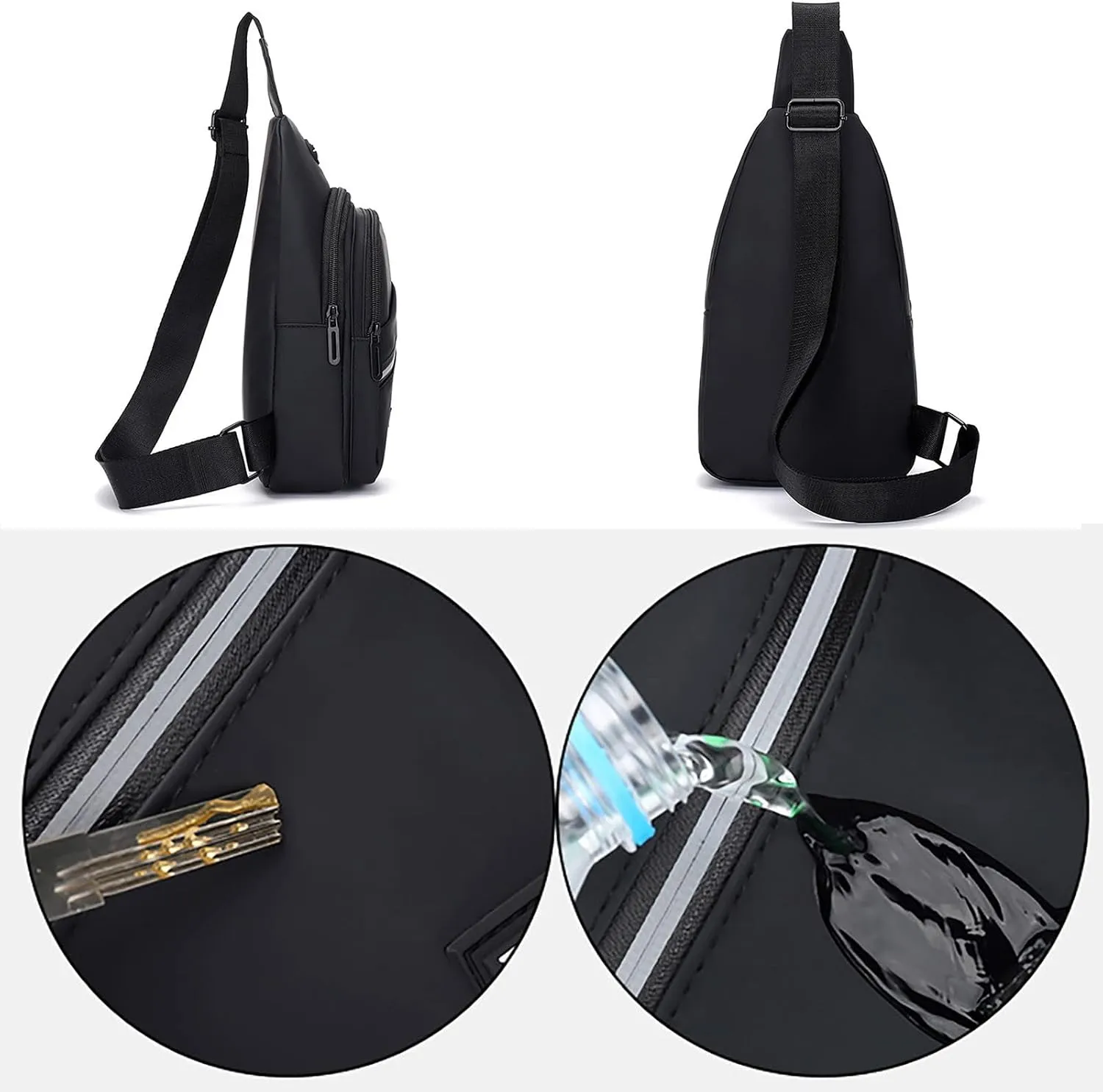 Crossbody Waterproof Trendy Bag for Men Women Anti Theft Crossbody Bags for Women Casual Daily Daypack Purse