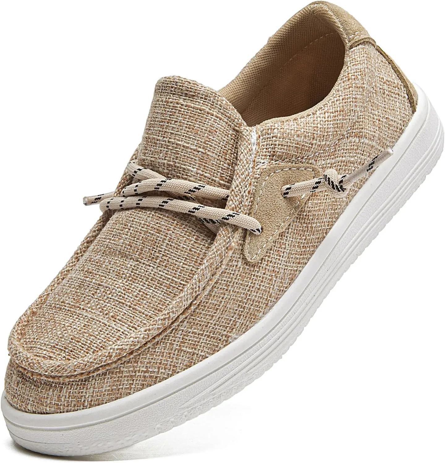 DADAWEN Boys Girls Slip-On Casual Boat Shoes School Dress Shoes Comfortable Lightweight Lace Up Loafers (Toddler/Little Kid/Big Kid)