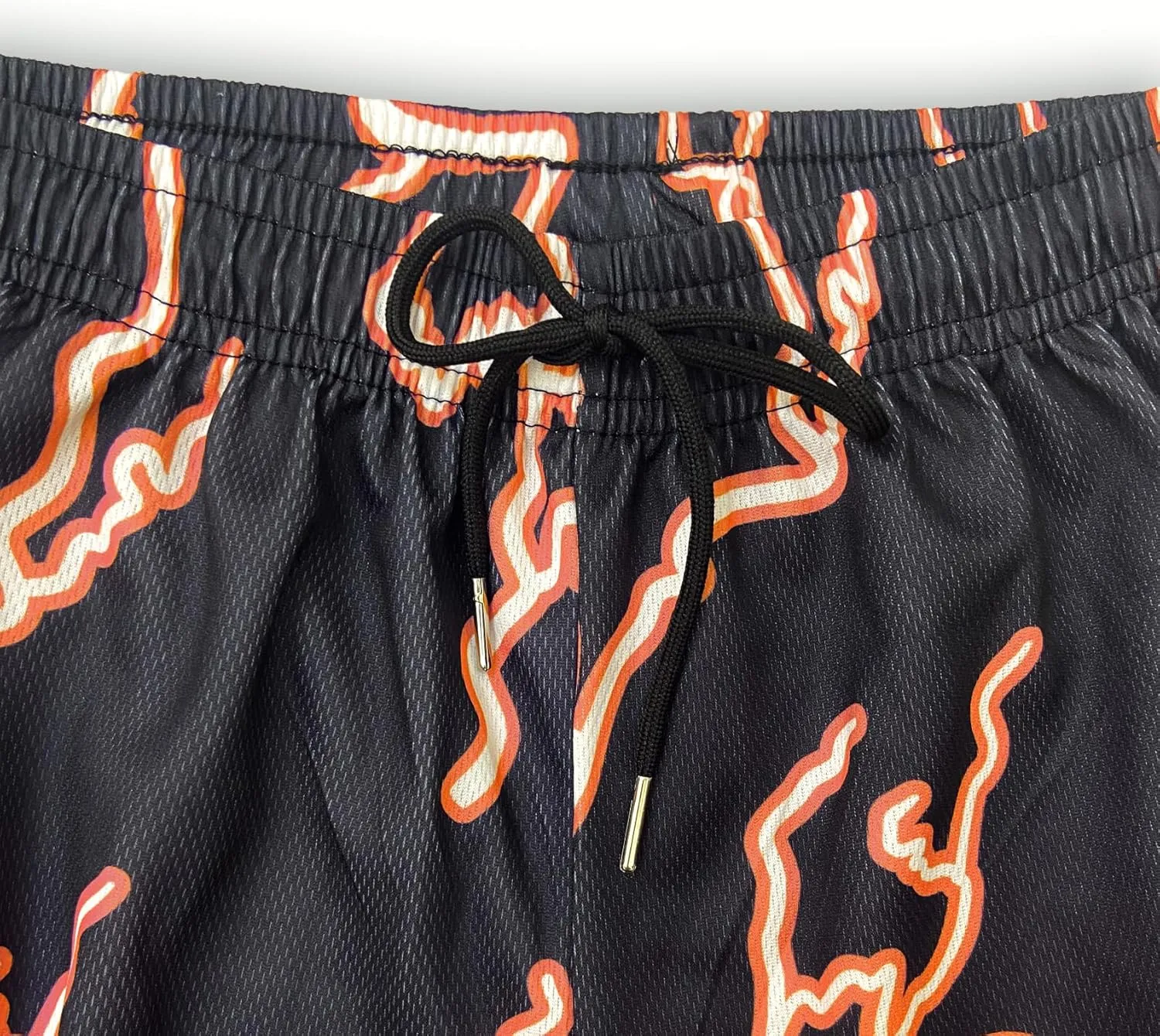 DIOTSR Mens Graphic Shorts Summer Casual Flat Front Shorts Cool Streetwear Designer Shorts Drawstring