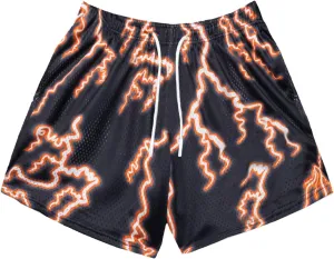 DIOTSR Mens Graphic Shorts Summer Casual Flat Front Shorts Cool Streetwear Designer Shorts Drawstring