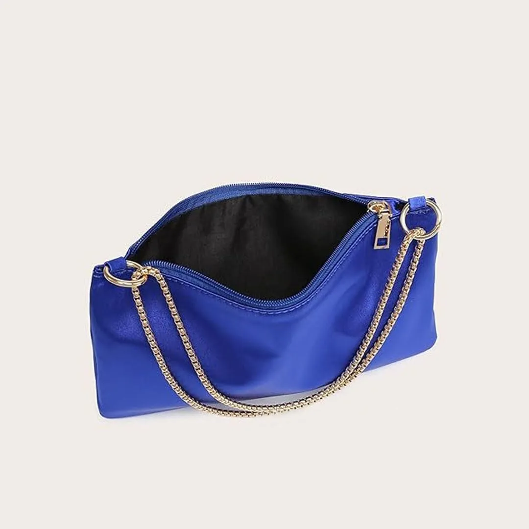 Evening Bags for Women Formal Satin Handbag Shoulder Bag Clutch Purses Wedding Guest Purse Prom Bag Cocktai Party Bag
