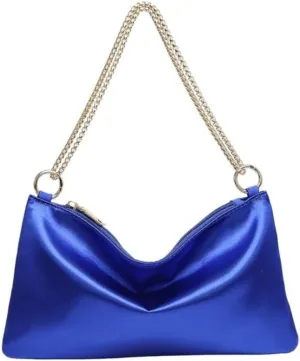 Evening Bags for Women Formal Satin Handbag Shoulder Bag Clutch Purses Wedding Guest Purse Prom Bag Cocktai Party Bag