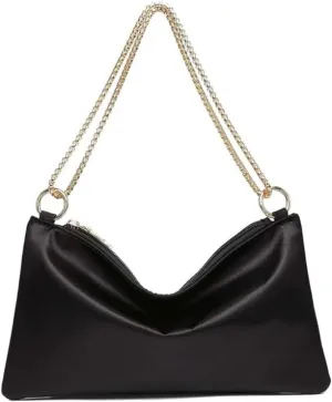 Evening Bags for Women Formal Satin Handbag Shoulder Bag Clutch Purses Wedding Guest Purse Prom Bag Cocktai Party Bag