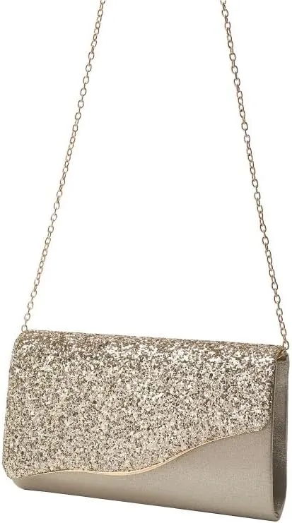 Fabric Art Shiny Evening Bag Women's Versatile Clutch Purses
