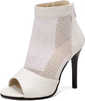Fashion Peep Toe Mesh Air Summer Booties Women Gladiator Sandal
