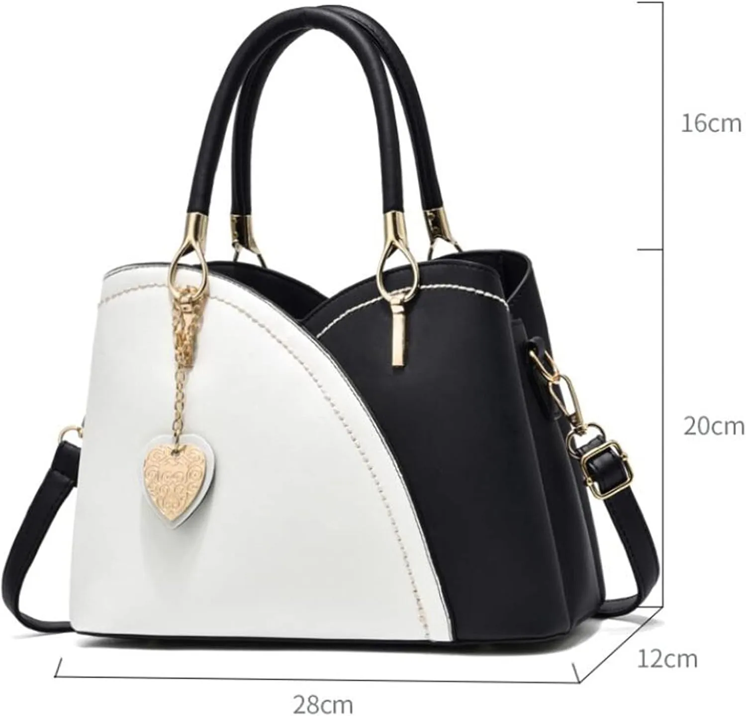 Fashion Shoulder Bags Casual Leather Messenger Bag Large Capacity Handbag Fashion Womens Bags Leather (Khaki, One Size)