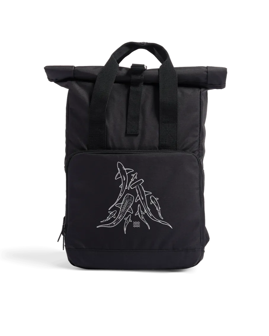 Fins Recycled Roll-Top Backpack