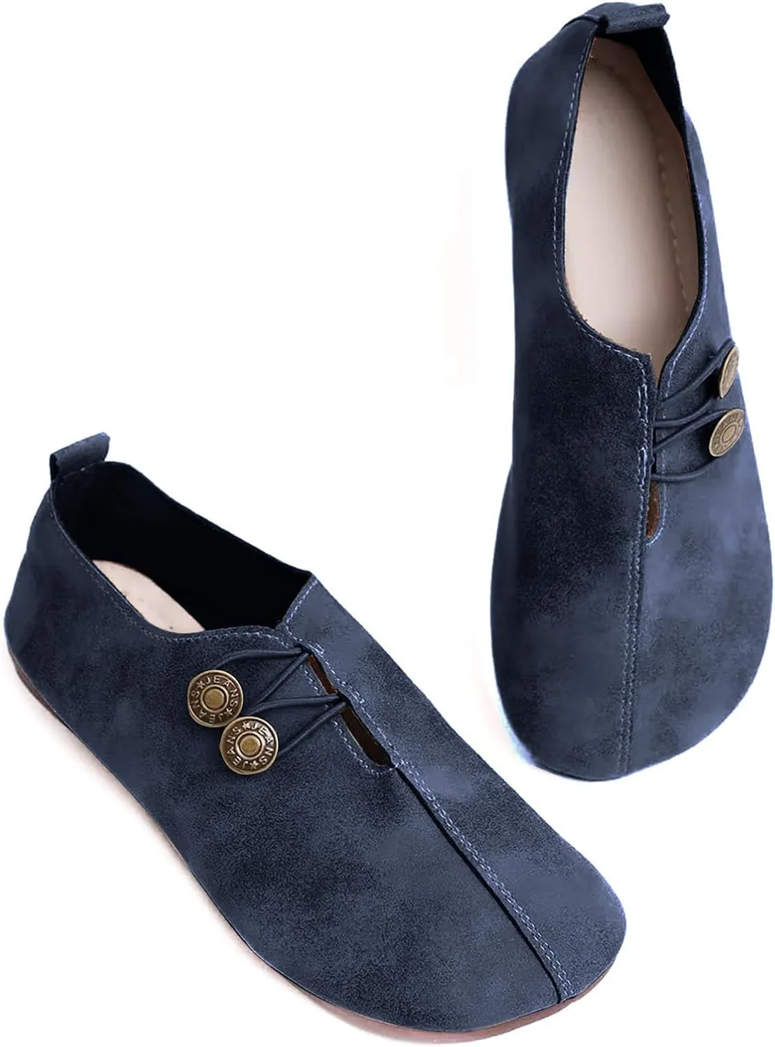 Flat Shoes for Women Dressy Work Comfortable Mules for Women Non Slip Flats Elegant Lightweight Breathable Casual Comfy