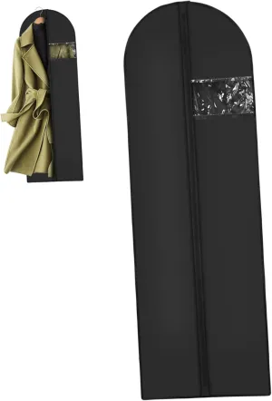 Foldable Garment Bag for Dresses and Gowns Travel Friendly Dust Cover Stylish Storage for Formal Attire and Reusable Design Convenient Closet Organization