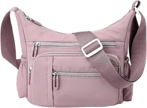 Foldie Crossbody Bags for Women Waterproof Nylon Crossbody Bags for Woman Trendy Womens Vacation Shoulder Bag(PK1)