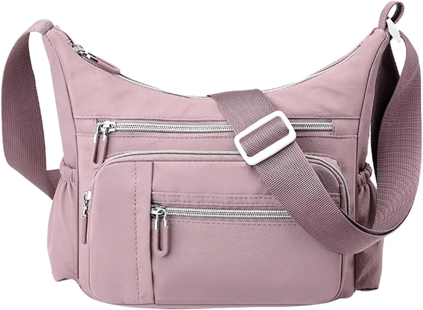 Foldie Crossbody Bags for Women Waterproof Nylon Crossbody Bags for Woman Trendy Womens Vacation Shoulder Bag(PK1)