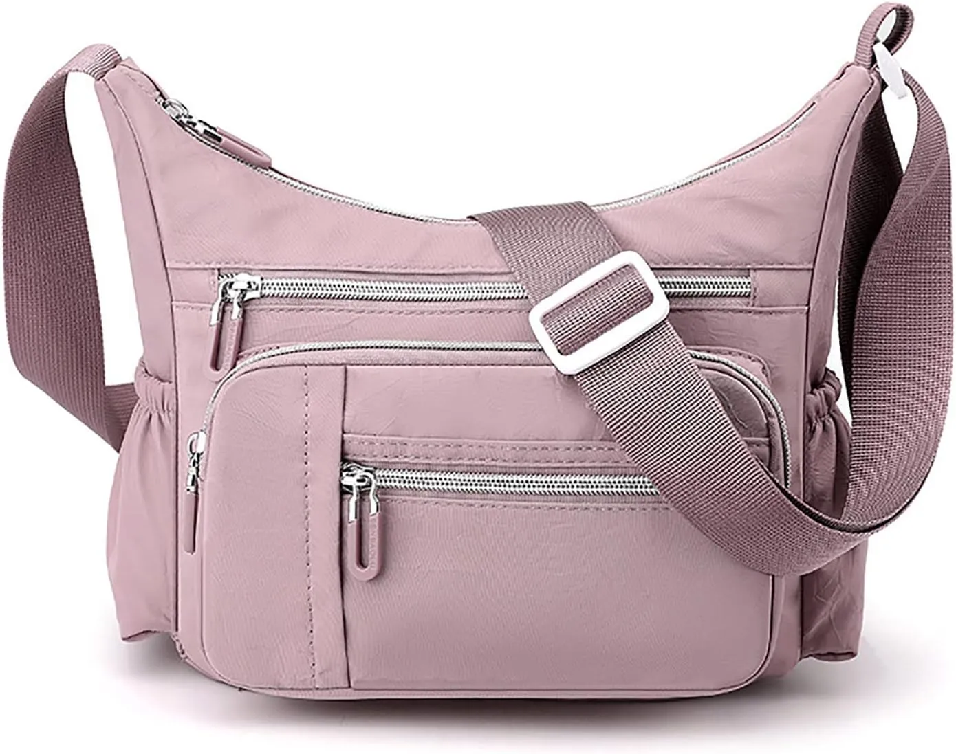 Foldie Crossbody Bags for Women Waterproof Nylon Crossbody Bags for Woman Trendy Womens Vacation Shoulder Bag(PK1)