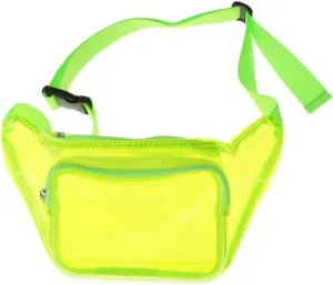 FRCOLOR Transparent Outdoor Waist Bag for Women and Lightweight Fanny Pack for Shopping and Traveling Convenient Crossbody Chest