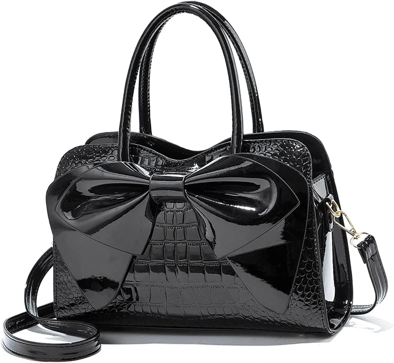 Handbags for Women Top Handle Bags Patent Leather Crossbody Clutch Bag Ladies Elegant Tote Bag Shoulder Party Bags