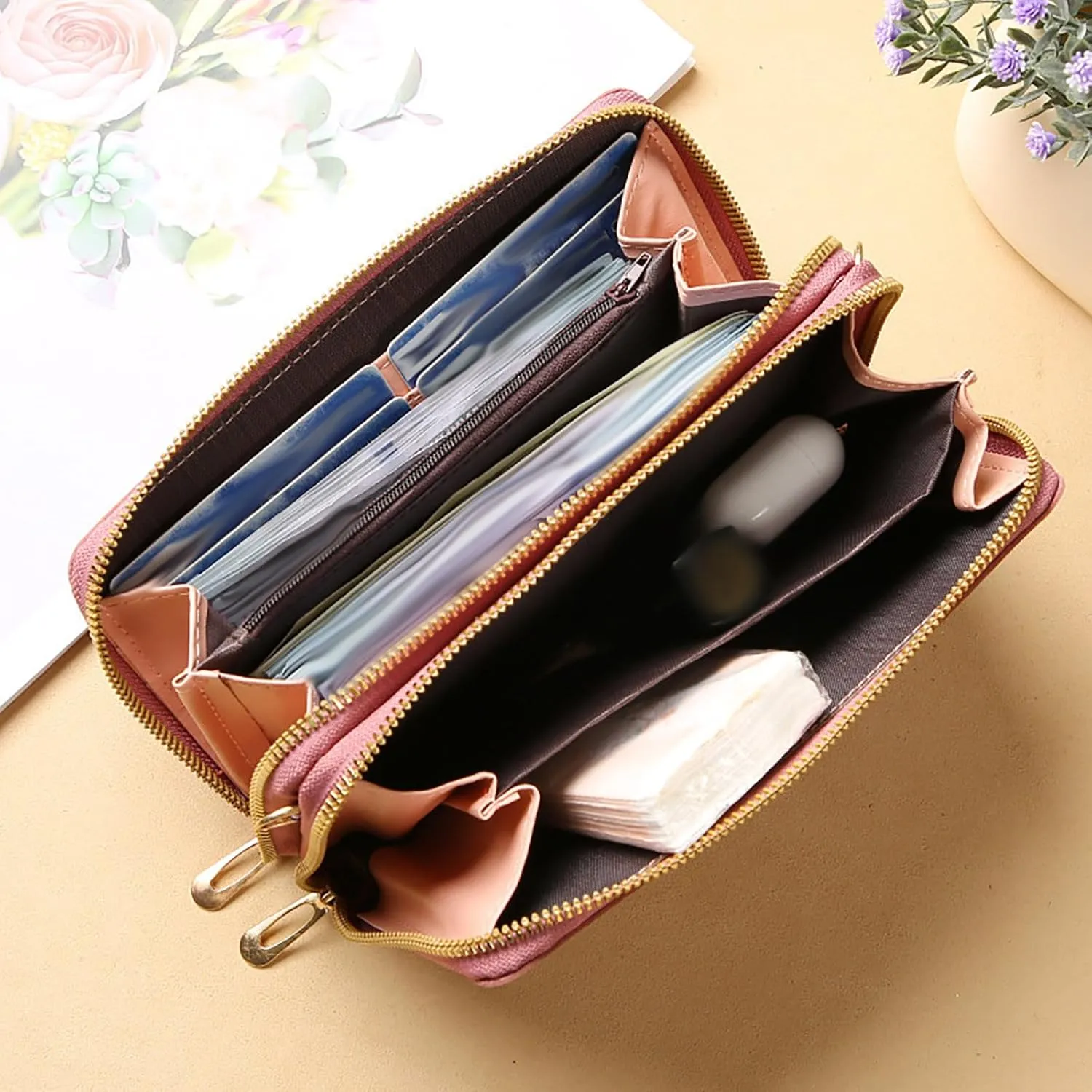 Handbags for Womens PU Leather Zipper Shoulder Bag Satchel Bags Crossbody Strap Casual Fashion Roomy Purses