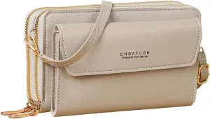 Handbags for Womens PU Leather Zipper Shoulder Bag Satchel Bags Crossbody Strap Casual Fashion Roomy Purses