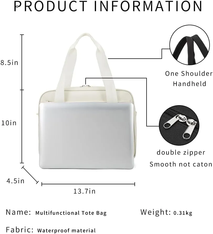 Heart Shape Window Japanese Handbag Versatile as a Laptop Bag Shoulder Bag