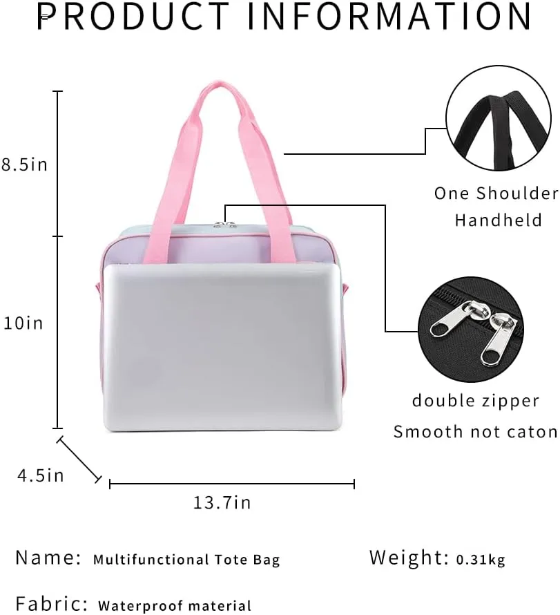 Heart Shape Window Japanese Handbag Versatile as a Laptop Bag Shoulder Bag