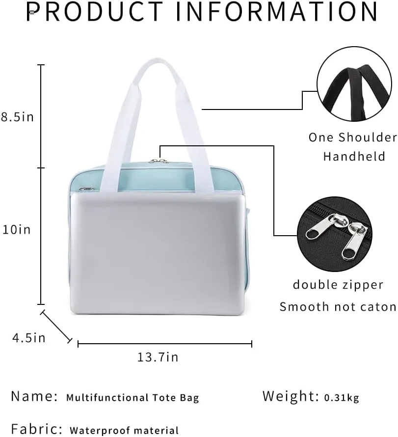 Heart Shape Window Japanese Handbag Versatile as a Laptop Bag Shoulder Bag