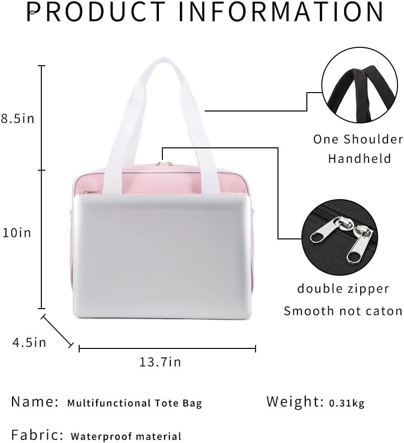 Heart Shape Window Japanese Handbag Versatile as a Laptop Bag Shoulder Bag