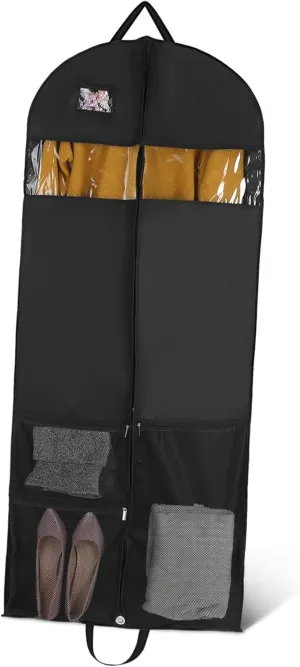 Hemoton Garment Bag for Travel Storage Dress Bag Suit Bag Wedding Gown Bag Zippered Sturdy Construction Versatile Use