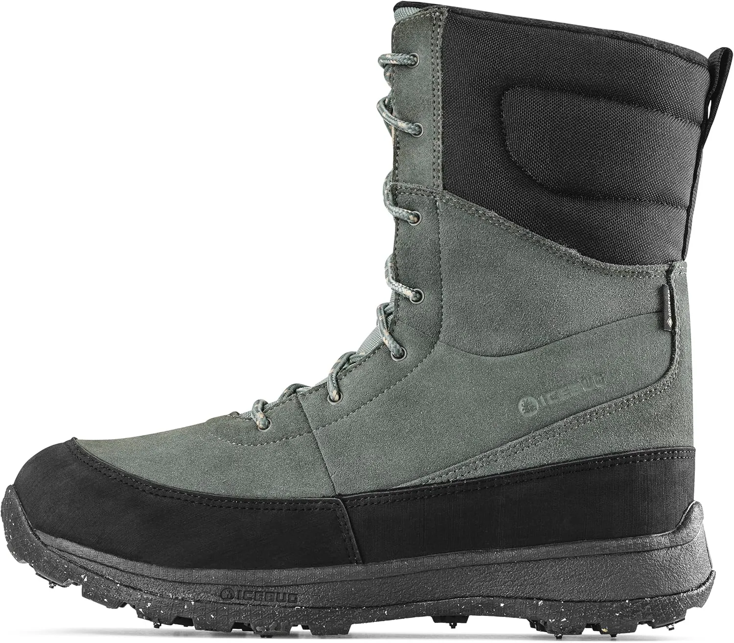 Icebug Mens Torne2 BUGrip GTX Hiking Boot with Carbide Studded Traction Sole