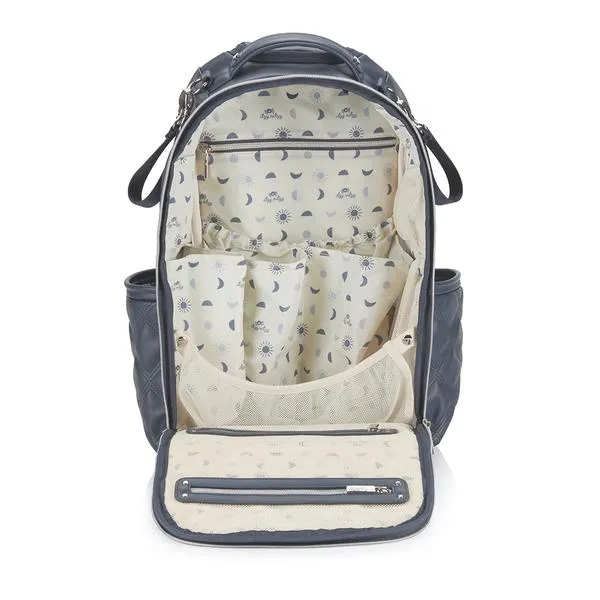 Itzy Ritzy Boss Plus Backpack Diaper Bag w Laptop Pocket - Moonstone Blue