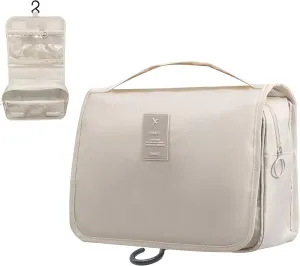 JACKBOY Travel Makeup Bagcosmetic bags  Large Capacity, Travel Toiletry and Cosmetics Organizer for Women  Convenient, Waterproof Travel Essentials Bag